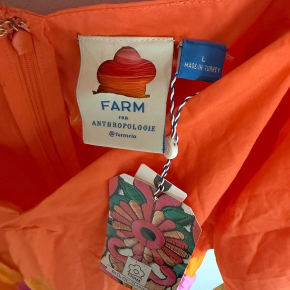 Farm Rio Tiered Colorblocked Maxi Dress NWT - Picture 8 of 9